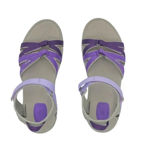 TEVA Women's Tirra Deep Lavender Gradient Purple Sandals EUC - Picture 6 of 12